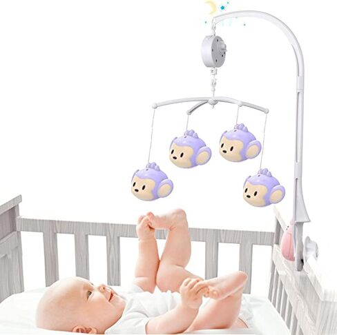 26 Inch (66 cm) Baby Crib Mobile Bed Bell Holder Music Box Holder Arm Bracket Baby Bed Stent Set Mobile Hanger Set for Baby Bed Mobile Bed in Saudi Arabia