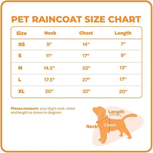 Best Pet Supplies - Voyager Waterproof Dogs Rain Poncho, Yellow, X-Small, Chest: 12.5" ~ 16" (253-YW-XS), 1 Count (Pack of 1) in Saudi Arabia