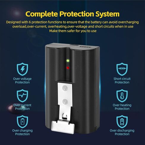 Hiweld 2 Packs 6040mAh Rechargeable Battery Compatible with Ring Video Doorbell 2/3/4, Video Doorbell 3 Plus, Stick Up Cam Battery (2nd & 3rd Gen) and Spotlight Cam | Lithium-ion 6040mAh, 3.65Volt in Kuwait