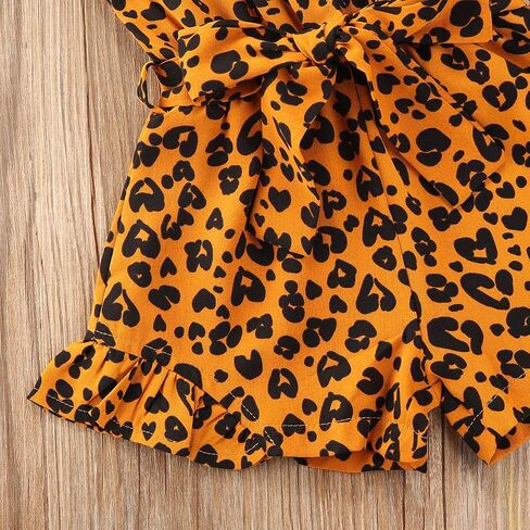 Toddler Baby Girl Heart Print Suspender Romper Jumpsuit Playsuit Holiday Clothes Kids Summer Outfit in Saudi Arabia