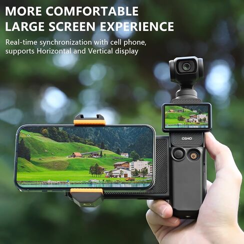 حامل هاتف FPVtosky لـ DJI Osmo Pocket 3، DJI Pocket 3 ملحقات توسيع مشبك تثبيت الهاتف الذكي in Kuwait