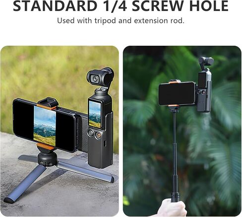 حامل هاتف FPVtosky لـ DJI Osmo Pocket 3، DJI Pocket 3 ملحقات توسيع مشبك تثبيت الهاتف الذكي in Kuwait
