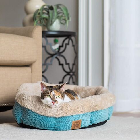 Petmate Cozy Dog Bed, 21"L x 21"W x 6"Th, Blend Material, Machine Washable in Kuwait