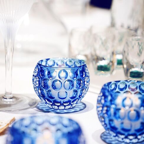 6 قطع حوامل شموع نذرية مجموعة من 6 حوامل شموع زجاجية خضراء بكميات كبيرة من حاملات شموع ضوء الشاي الكريستالية لتزيين طاولة الزفاف المنزلية in Kuwait