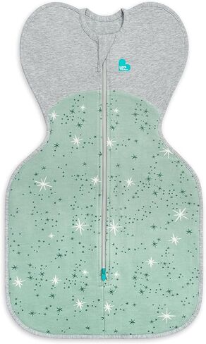 Love to Dream Swaddle UP, Baby Sleep Sack, 1.5 TOG, Self-Soothing, Longer Sleep, Secure Fit Helps Calm Startle Reflex, New Born Essentials for Baby, Suitable for All Seasons, 8-13 lbs, Olive Twigs in Saudi Arabia