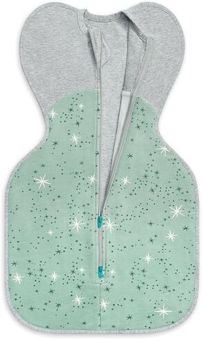 Love to Dream Swaddle UP, Baby Sleep Sack, 1.5 TOG, Self-Soothing, Longer Sleep, Secure Fit Helps Calm Startle Reflex, New Born Essentials for Baby, Suitable for All Seasons, 8-13 lbs, Olive Twigs in Saudi Arabia