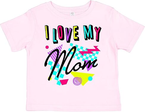 inktastic I Love My Mom- 80s Retro Style Toddler T-Shirt in Kuwait