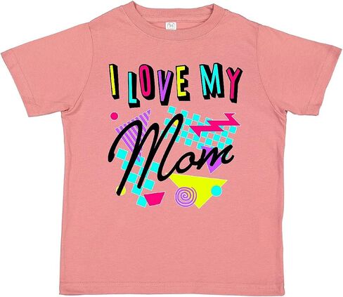 inktastic I Love My Mom- 80s Retro Style Toddler T-Shirt in Kuwait