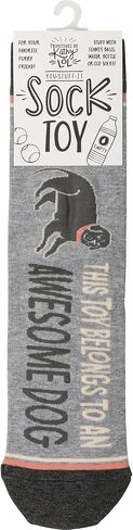 This Toy Belongs to an Awesome Dog Sock Toy 13 Inch in Saudi Arabia