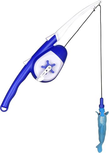 L'chic Cat Fishing Pole Teaser, Indoor Cat Interactive Fishing Wand Toy Pole, Pet Companion Toy, Cat Toys for Indoor Cats, Toy Fishing Pole, Gift Fish Cat Toy, Cat Must Haves for Play & Exercise in Saudi Arabia