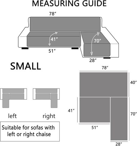 HDCAXKJ Sectional Couch Covers for Dogs 3-Pieces Water Resistant L Shape Sofa Cover Set Pet Friendly Sectional Slipcovers Living Room Non Slip L-Shaped Furniture Protector Washable (Gray, Large) in Kuwait
