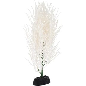 STOBOK Coral Decor Artificial Aquarium Plants Artificial Hornwort Plant Artificial Plastic Fish Tank Plants Decoration Ornaments White White Decor in Saudi Arabia