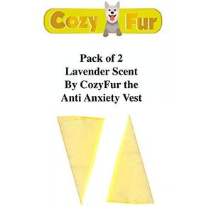 AGON REFILL for CozyVest Pack of 2 Essential Oil Crystal Aromatherapy Scent Relaxing & Calming Smell Stress Aggression Fear FireWorks Storm Thunder Separation Triangle Dog Anxiety Shirt (Chamomile)