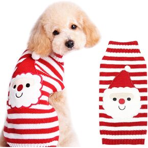 PETCARE Dog Christmas Sweater Black Ugly Funny Cute Cartoon Reindeer Cat Sweaters Jumper Holiday Dog Clothes Puppy Sweaters for Small Medium Large Dogs Fall Winter Outfits Xmas Dog Costume,XX-Small in Kuwait