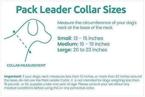Cesar Millan Pack Leader Collar™ - طوق تدريب الكلب الهامس (متوسط، أزرق) in Kuwait