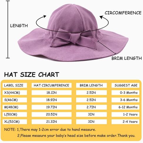 Bow Baby Girls Bucket Hat Infant Toddler Summer Cap Sun Protect Kids Hat for Girls in Kuwait