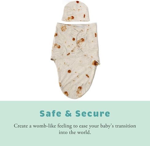 Cuddle Club Swaddles for Newborns - Baby Swaddle Blanket for Boys & Girls - Adjustable Hook-and-Loop Cotton Wrap for Newborn 0-3 & 3-6 Months with hat in Saudi Arabia