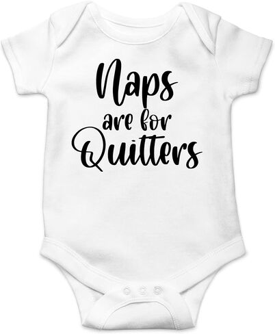 CBTwear Naps Are for Quitters - Pregnancy Announcements - Cute Infant One-Piece Baby Bodysuit in Saudi Arabia