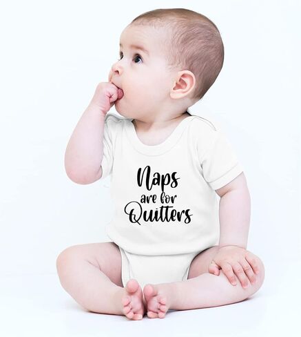 CBTwear Naps Are for Quitters - Pregnancy Announcements - Cute Infant One-Piece Baby Bodysuit in Saudi Arabia