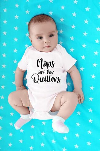 CBTwear Naps Are for Quitters - Pregnancy Announcements - Cute Infant One-Piece Baby Bodysuit in Saudi Arabia