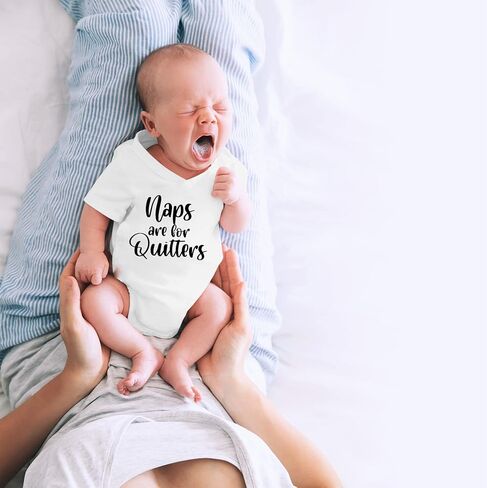 CBTwear Naps Are for Quitters - Pregnancy Announcements - Cute Infant One-Piece Baby Bodysuit in Saudi Arabia