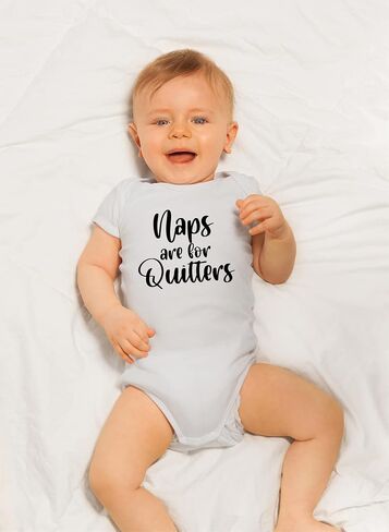 CBTwear Naps Are for Quitters - Pregnancy Announcements - Cute Infant One-Piece Baby Bodysuit in Saudi Arabia