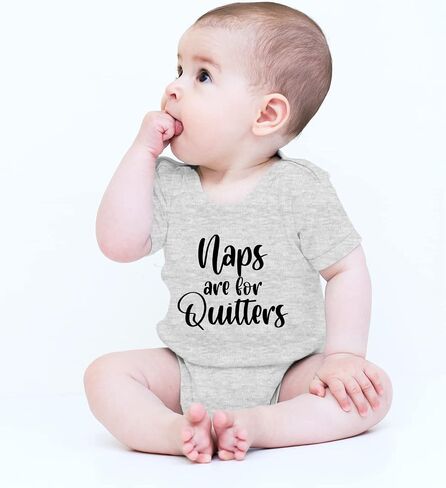 CBTwear Naps Are for Quitters - Pregnancy Announcements - Cute Infant One-Piece Baby Bodysuit in Saudi Arabia