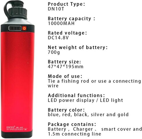بطاريات ليثيوم قابلة لإعادة الشحن 14.8 فولت لسفن الصيد البحري وبطارية ليثيوم لبكرة الصيد الكهربائية. متوافقة مع بكرات الصيد الكهربائية دايوا وشيمانو. in Kuwait
