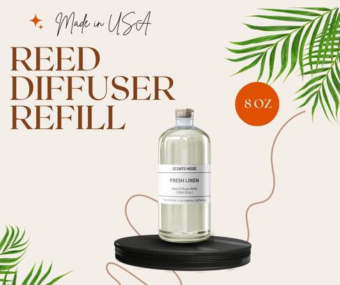 Reed Diffuser Set | Mahogany Teakwood Scented Reed Diffuser Sticks | 4oz Enhanced Scent Diffuser Fragrance Oil for Bedroom Bathroom Home Décor (Mahogany Teakwood, 4oz Reed Diffuser Set) in Saudi Arabia
