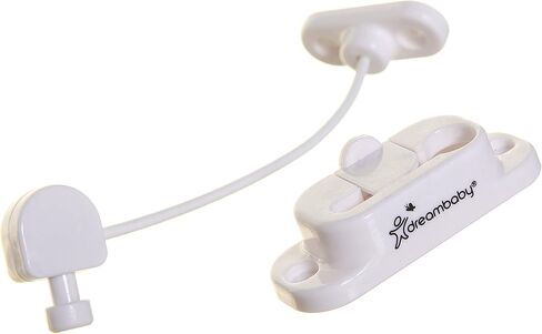 قفل مقيد للنافذة المنزلقة من Dreambaby Breezz-Safe لحماية الأطفال - سدادة حماية للنافذة لسلامة الأطفال - أبيض in Saudi Arabia