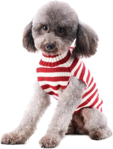 PETCARE Dog Christmas Sweater Black Ugly Funny Cute Cartoon Reindeer Cat Sweaters Jumper Holiday Dog Clothes Puppy Sweaters for Small Medium Large Dogs Fall Winter Outfits Xmas Dog Costume,XX-Small in Kuwait