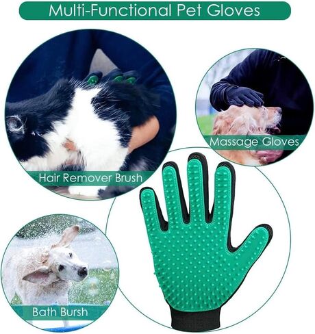 Pet grooming pack, shower brush, hair remover glove in Saudi Arabia