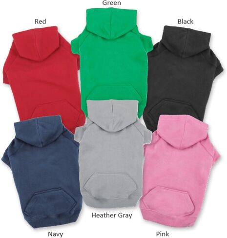 Casual Canine Basic Hoodie for Dogs, 30" XXL, Green in Kuwait