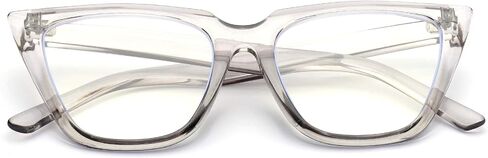 ZUVGEES Womens Chic Oversized CatEye Blue Light Blocking Reading Glasses Big Eyeglass Frames Large lens Computer Readers in Saudi Arabia