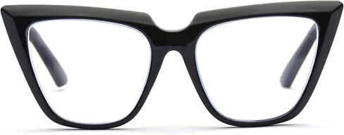 ZUVGEES Womens Chic Oversized CatEye Blue Light Blocking Reading Glasses Big Eyeglass Frames Large lens Computer Readers in Saudi Arabia
