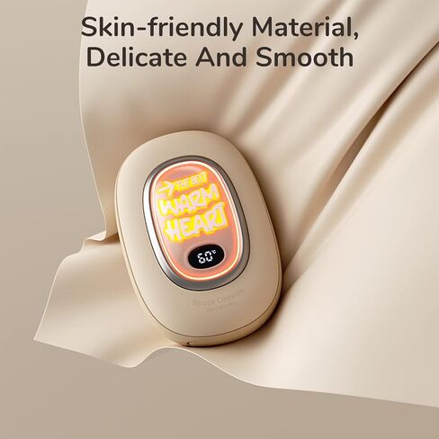 JISULIFE أجهزة تدفئة اليد قابلة لإعادة الشحن، جهاز تدفئة اليدين USB بضوء كبسولة الفضاء، بنك طاقة كهربائي لتدفئة اليد بقدرة 9000 مللي أمبير في الساعة، 3 مستويات تسخين، سخان أيدي ساخن محمول قابل لإعادة الاستخدام لهدايا صيد الجولف والتخييم in Kuwait