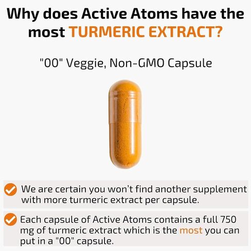 Turmeric Extract, Extra Strength with BioPerine® Black Pepper 750 mg Turmeric Extract per One 00" Capsule, Standardized 95% Curcuminoids, Non-GMO, 60 Veggie Capsules 60 Day Supply in Saudi Arabia