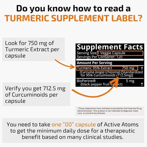 Turmeric Extract, Extra Strength with BioPerine® Black Pepper 750 mg Turmeric Extract per One 00" Capsule, Standardized 95% Curcuminoids, Non-GMO, 60 Veggie Capsules 60 Day Supply in Saudi Arabia
