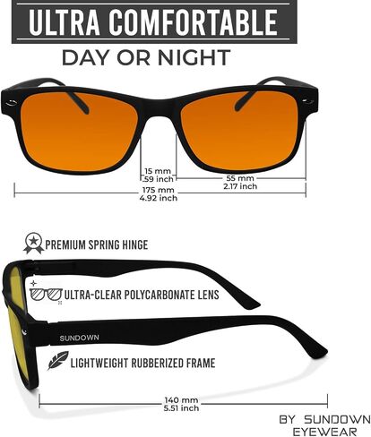 نظارات بلو لايت 3 قطع مكعبات 98.5%، 78%، 50% ازرق فاتح (420-460 نانومتر). مطاط مع مفصلات زنبركية، فائقة الوضوح، مريحة وخفيفة الوزن. رائعة للنوم واللياقة البدنية والصحة واللابتوب والجوال واللعب. in Kuwait