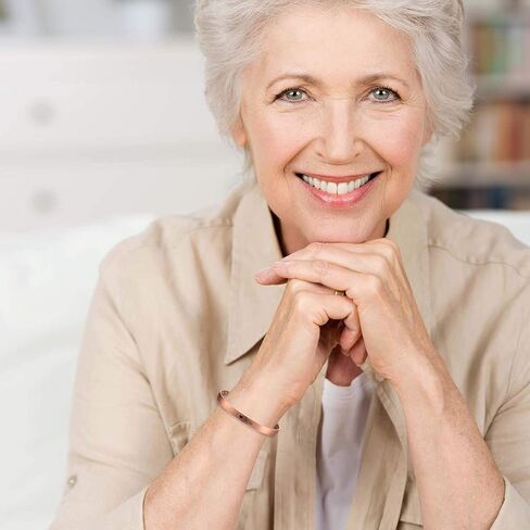 سوار من النحاس للنساء للعلاج المغناطيسي لالتهاب المفاصل قابل للتعديل ليناسب معظم المعصم - 2 عبوة in Kuwait