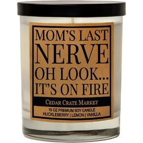 Cedar Crate Market - Dad's Last Nerve - Funny Candles for Men, Funny Birthday Gifts for Dad, Funny Birthday Gifts, Funny Candle Gifts, Father's Day Gifts, Dad Gifts From Daughter, Son, Bonus Dad Gifts in Kuwait