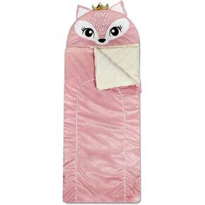 Heritage Kids Monster Plush Hooded Sleeping Bag, 64" L x 25" W, Green in Kuwait