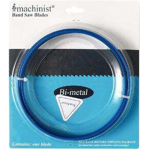 Imachinist S82121418 شفرات منشار شريطي ثنائية المعدن بطول 82 بوصة وعرض 1/2 بوصة وعرض 0.025 بوصة للمعادن (14/18TPI) in Kuwait