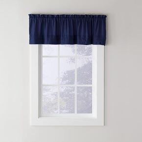 SKL Home Holden Curtain Tier Pair, 58" x 13", Smoke