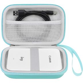 Elonbo Carrying Case for Canon Ivy Mini/Canon Ivy 2 Mini Photo Printer, Canon IVY CLIQ CLIQ+ CLIQ 2 CLIQ+2 Portable Bluetooth Instant Camera Printer, Mesh Bag fits Photo Paper Cable, Black