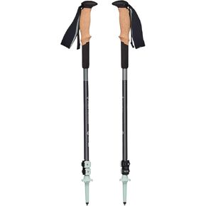 Black Diamond Pursuit Shock Trekking-Hiking Poles - Aluminum, Collapsible & Adjustable
