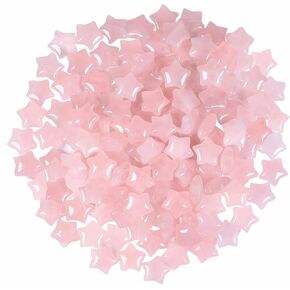 SUNYIK Pack of 20 Mini Star Crystal Pocket Stone, Healing Crystal Worry Stone for Reiki Meditation Anxiety Stress Jewelry Making, Rock Crystal in Kuwait