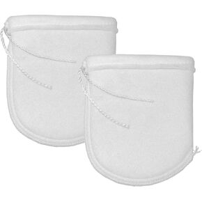 Aquatic Experts 200 Micron Drawstring Filter Sock - Filter Socks for Saltwater Aquarium, Sump Filter Sock, Freshwater Aquarium Filter Sock - Custom Made in The USA (7 inch by 16 inch, 2 Pack) in Kuwait