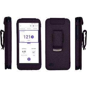 Premium Holster with Belt Clip (Screen protector NOT included) for Omnipod 5 (BLACK)