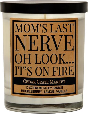 Cedar Crate Market - Dad's Last Nerve - Funny Candles for Men, Funny Birthday Gifts for Dad, Funny Birthday Gifts, Funny Candle Gifts, Father's Day Gifts, Dad Gifts From Daughter, Son, Bonus Dad Gifts in Kuwait